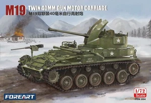 Fore Art 2004 1/72 Scale M19 Twin 40MM Multiple Gun Motor Carriage Model Kit - Picture 1 of 6
