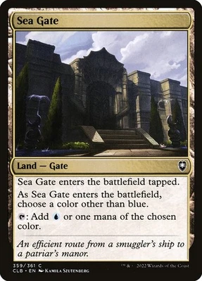 (4x FOIL) SEA GATE - CL: Baldur's Gate – MTG Magic the Gathering Card - Image 1 of 4