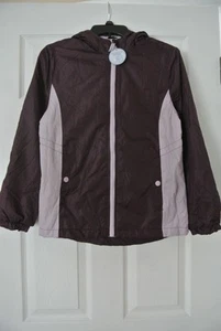 Whales Tail Outerwear Children's Fleece Lined Hooded Jacket Size 14 Purple/Pink - Picture 1 of 5