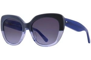 Kate Spade Winslet/G/S PJP Sunglasses Women's Blue/Grey Shaded Blue Cat Eye 55mm - Picture 1 of 5
