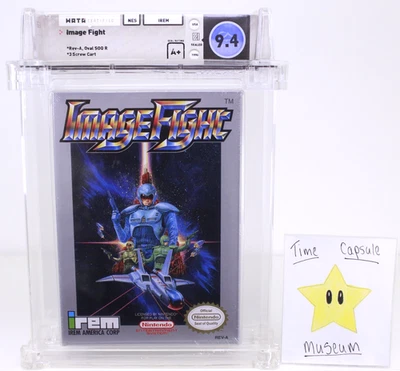 Image Fight Nintendo NES Brand New 1990 Factory Sealed WATA 9.4 A+ TOP POP - Image 1 of 3