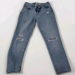 Levi's 721 High Rise Skinny Blue Denim Jeans Stretch Women Size 28 - Picture 1 of 10