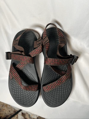 Chaco 男式凉鞋 Z/Volv 红色和黑色 12 码 — 第 1/4 张图片