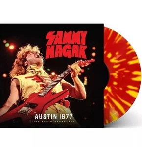 Sammy Hagar Austin 1977 Red/Yellow Splatter Vinyl LP Record Album NEW SHIPS NOW! - Foto 1 di 6