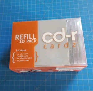 Mini CD-R Visitenkarten Design Kit mit 9 neuen Mini-CD's und Hüllen - Bild 1 von 4