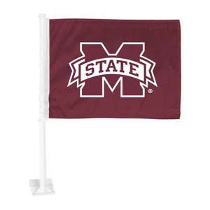 Mississippi State Bulldogs Large 11" x 14" Auto Car, Truck or SUV Flag - Picture 1 of 1