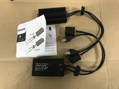 Philips CANbus Adapter LED HL H4 3 In 1 Solution Set of 2 New - Image 1 of 3