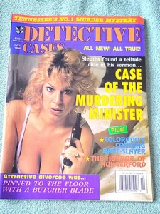 Detective Cases Magazine October 1996 Sexy Girl with Gun Cover FINE - Imagen 1 de 6