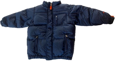 VTG 2004 GAP KIDS 75% Down Puffer Snow Gaiter Fleece Lined Jacket 4T 4 Yrs Navy - Image 1 of 4