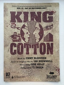 King Cotton A4 Theatre Programme The Lowry Theatre 2007 John Henshaw - Picture 1 of 2