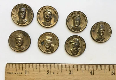 集团 批量 复古 Citgo CENTENNIAL 系列 棒球硬币 TOKENS HANK AARON 1969 — 第 1/2 张图片