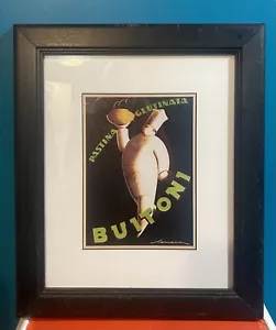 XL Pastina Glutinata BUITONI Federico SENECA Framed/ Matted PRINT AD 19x16"Vtg - Picture 1 of 15
