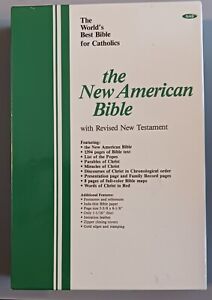 The New American Bible Official Catholic Bible Red Letter Burgundy 1986  2405ZBG