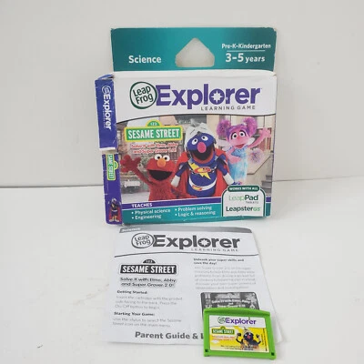 LeapFrog LeapPad Explorer Learning Sesame Street Friends Leap Pad 2 3 GS XDI U - Image 1 of 3