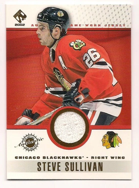 Steve Sullivan 01-02 Pacific Private Stock Authentic Game Worn Jersey - Image 1 of 1