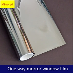 Espejo Solar Reflectante Hermético Ventana Película Unidireccional Privacidad Tinte 1m/2m/3m - Imagen 1 de 16