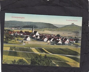 AK, Unterjesingen mit Wurmlinger-Kapelle bei Tübingen, ca. 1910 - Bild 1 von 2