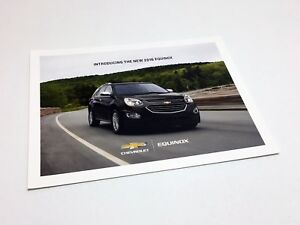 2016 Chevrolet Equinox Information Sheet Brochure