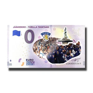 Billete de recuerdo de 0 euros Jaakiekko Torilla Tavataan color Finlandia LEAX 2019-1 - Imagen 1 de 3