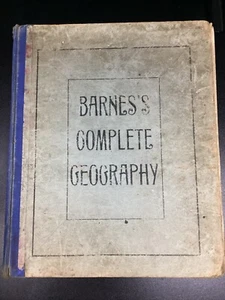Barnes’s Complete Geography - 1885 By James Monteith - Very Rare (1st?) - Picture 1 of 22