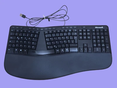 Microsoft Ergonomic Keyboard – Ergonomische Tastatur QWERTZ-Layout - Bild 1 von 3