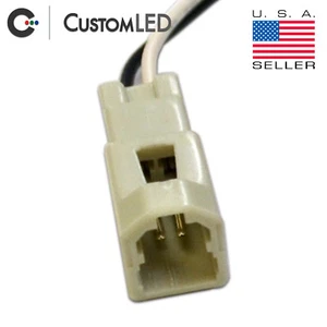 Ducati OEM Blinker Connector, 2 Wire OEM Plug for Turn Signals, Ducati, PAIR - Picture 1 of 2