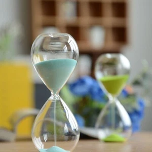Nordic Hour Glass Delicate Sand Timer Sand Clock Hourglass Timer Desktop - Picture 1 of 14