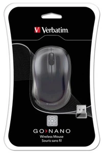 $0 P&H Genuine Verbatim Wireless Optical Nano Mouse - Graphite Reorder #: 97670 - Picture 1 of 4
