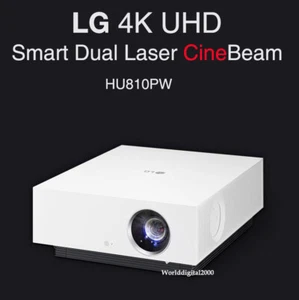 New LG HU810PW 4K UHD Smart Dual Laser CineBeam Projector Up to 300'' Free Volt - Picture 1 of 1