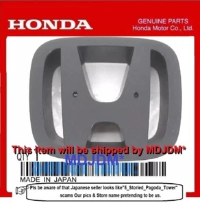 Genuine 71129-S9A-003 HONDA Base Emblem Front oem - Picture 1 of 2