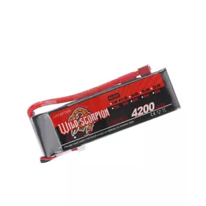 Wild Scorpion Lithium Lipo Battery 4200Mah 11.1V 3S 35C For RC Car - Picture 1 of 1