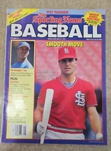 Sporting News 1992 Yearbook. Todd Zeile Midwest cover St. Louis Cardinals - Picture 1 of 1