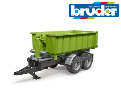Bruder Giocattoli 02035 Rimorchio Contenitore Con Gancio - Scala 1:16 - Immagine 1 di 3