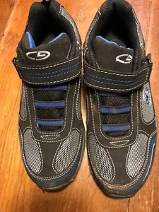 C9 By Champion Boys Duo Dry Sneakers Shoes Blue/Black Strap Closure Sz 2 1/2 - Picture 1 of 8