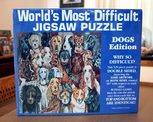 Buffalo Games 1992 Mundos Más Difícil Puzzle Perros 529 piezas 15" x 15" NUEVO Sellado - Imagen 1 de 4