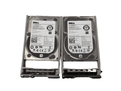 LOT OF 2 Dell 250GB HC79N 2.5" SATA Enterprise Hard Drive ST9250610NS With Tray - Image 1 of 3