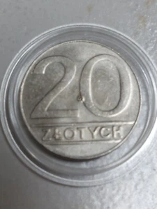 20 Polnische Zloty 1990 Fehlprägung, sehr selten. - Bild 1 von 8