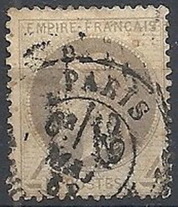 1862-70 FRANCIA USATO NAPOLEONE EMPIRE FRANCAIS 4 CENT - FR456 - Picture 1 of 1