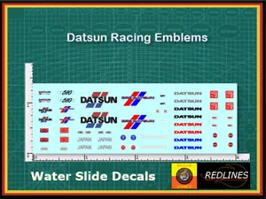 Decalcomania assortita 1/64 ""Datsun Racing Emblems"" SCR-0186 - Foto 1 di 1