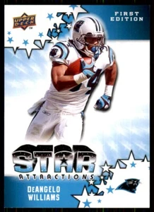 2009 Upper Deck First Edition Star Attractions Deangelo Williams Carolina - Picture 1 of 2