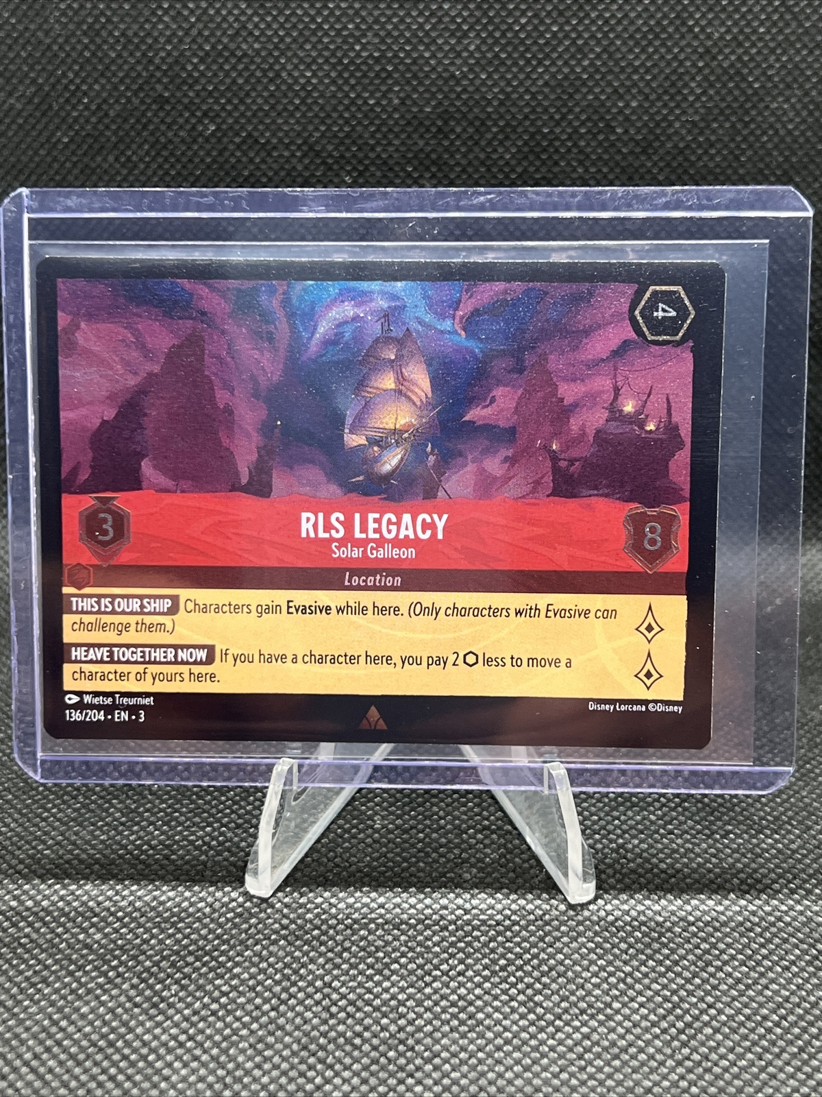 RLS Legacy 136/204 Rare FOIL Disney Lorcana - Into the Inklands NM