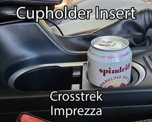 2018-2023 Subaru Crosstrek/Impreza Small Cup Holder Insert, Fits Standard Cans / - Picture 1 of 5