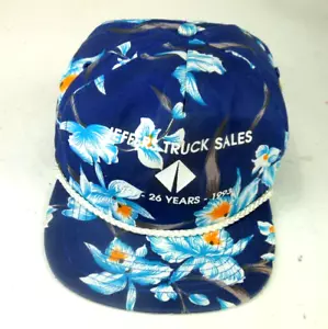 Berretto da baseball vintage Jeffers Truck Sales 1967-1993 26 anni orchidee cappello snapback - Foto 1 di 7