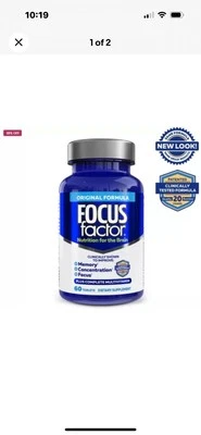 Focus Factor Suplemento Cerebral Multivitamínico Original Exp 9/2027 Nuevo Precintado Foto 1 de 2