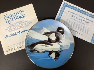 ROD LAWRENCE Wasservögel Amerikas NATURERBE - BUFFLEHEADS.  Mit COA - Bild 1 von 3