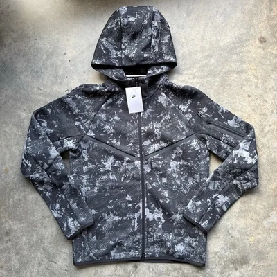 NUEVO Talla S Nike Tech Windrunner Para hombres Polar Cremallera Completa Sudadera con Capucha Negra HV5055-060 Foto 1 de 4