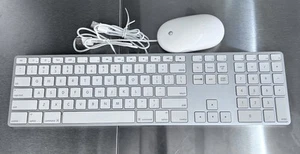 Apple Original kabelgebundene Tastatur und Maus A1243/A1152 - Bild 1 von 7
