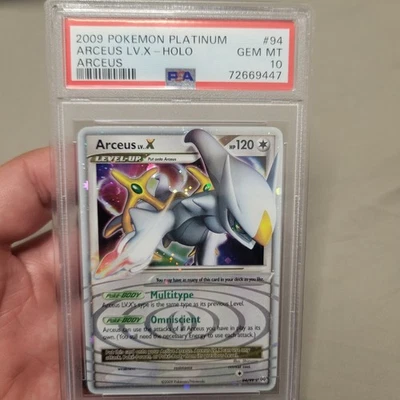 Pokemon 2009 Arceus Lv X Pop 31 Holo #94 Platinum Psa 10 Gem Mint - Image 1 of 2