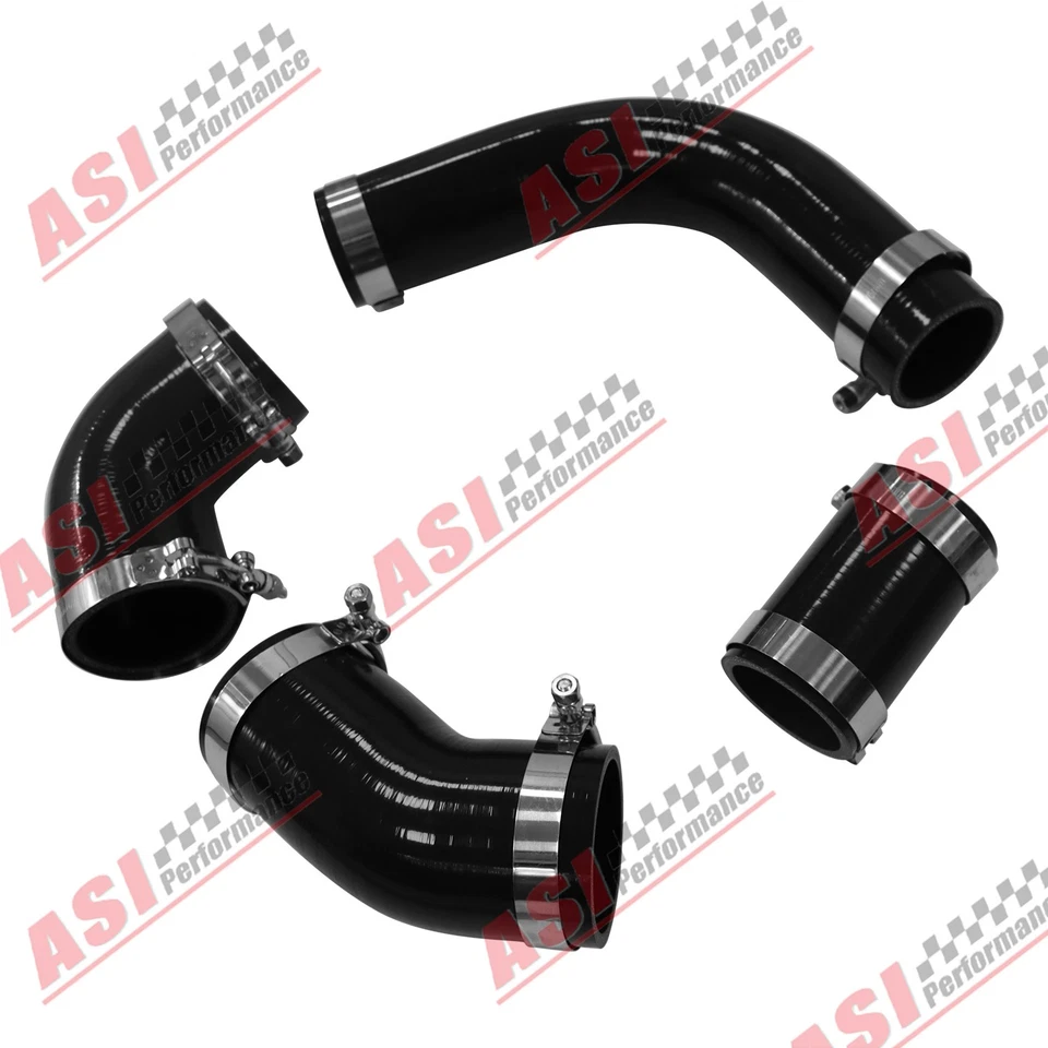 Silicone Hose Kit&Clamp For 02 03 2004 GMC Sierra 2500 HD 3500,6.6L LB7 Duramax Foto 1 de 4
