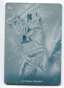 2018 Topps Inception Printing Plate Manny Machado 1/1 Baltimore Orioles - Picture 1 of 2